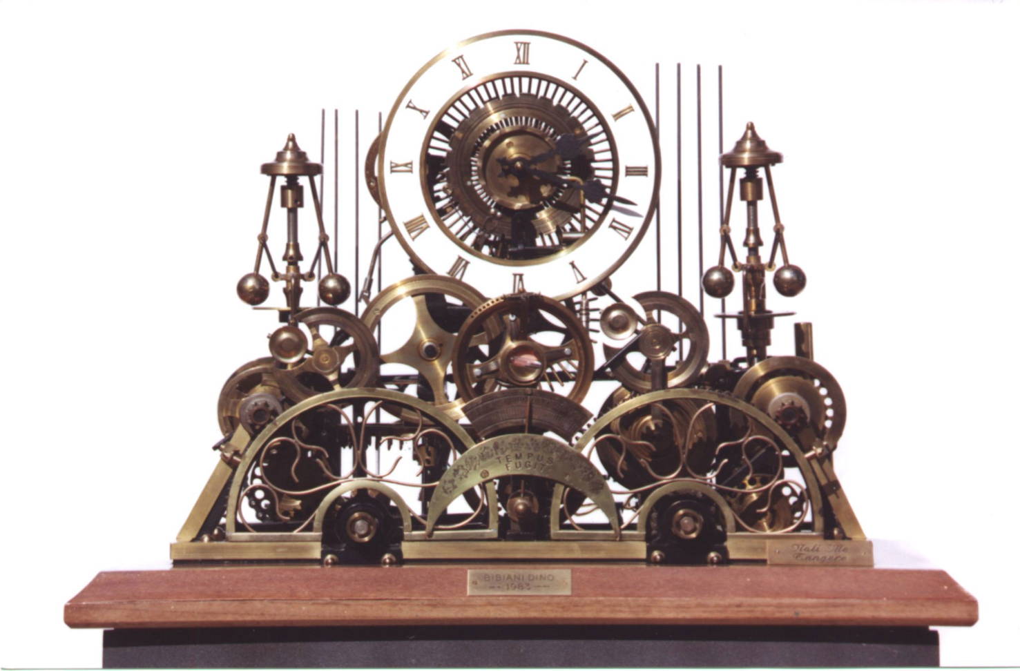 il mio grande orologio grande orologio meccanico autocostruito tutto a mano